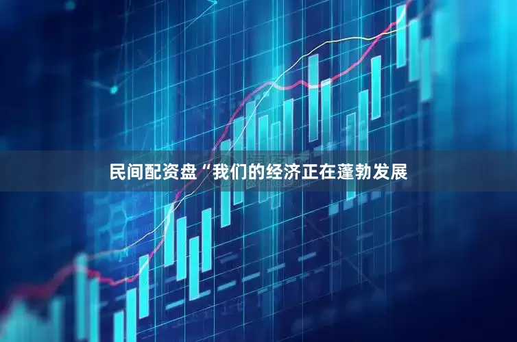 民间配资盘“我们的经济正在蓬勃发展