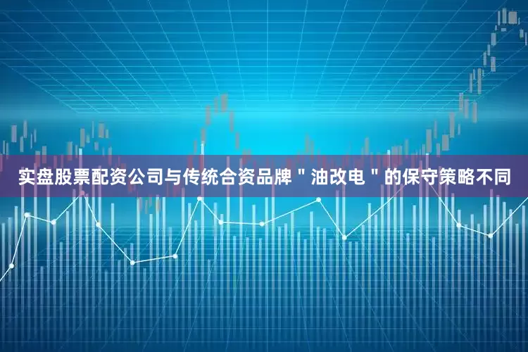 实盘股票配资公司与传统合资品牌＂油改电＂的保守策略不同